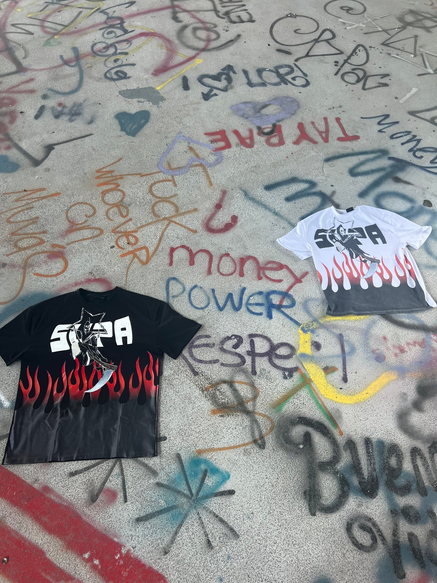 White Oversized Reaper Shirt
